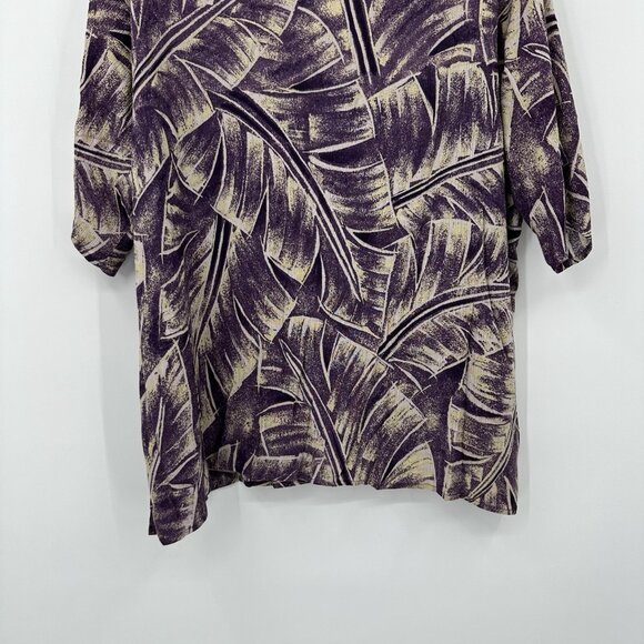 VINTAGE 90S HILO HATTIE HAWAIIAN ORIGINAL 2 piece set top skirt banana leaf XL - Picture 4 of 13